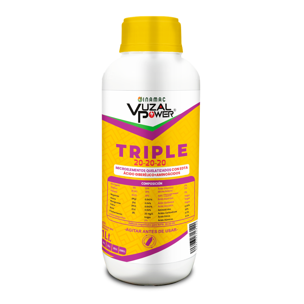 VUZAL POWER - TRIPLE 20-20-20 - 1LT