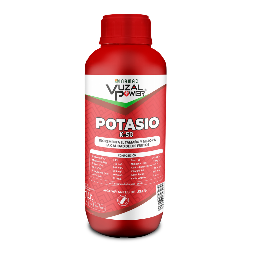 VUZAL POWER - POTASIO K-50 - 1LT