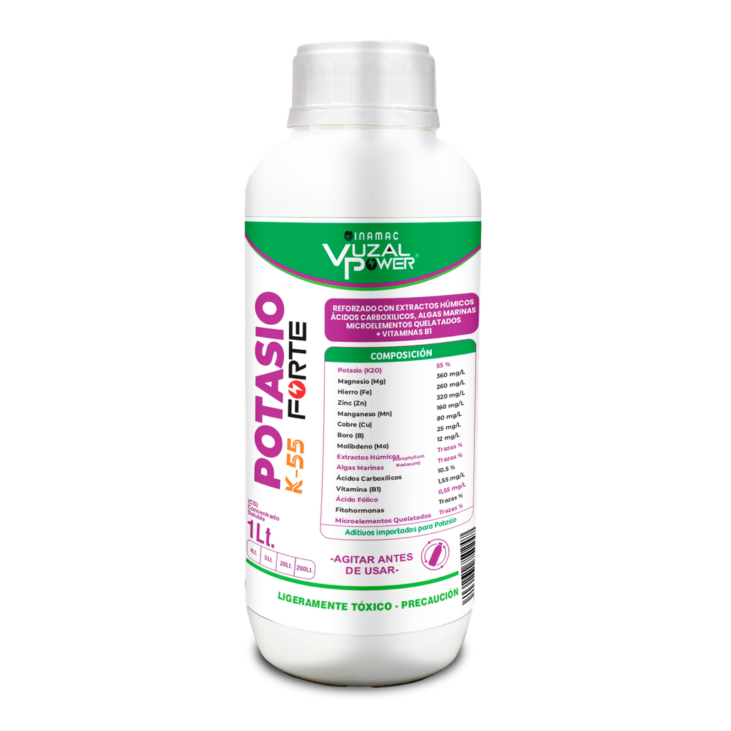 VUZAL POWER - POTASIO K-55 FORTE - 1LT