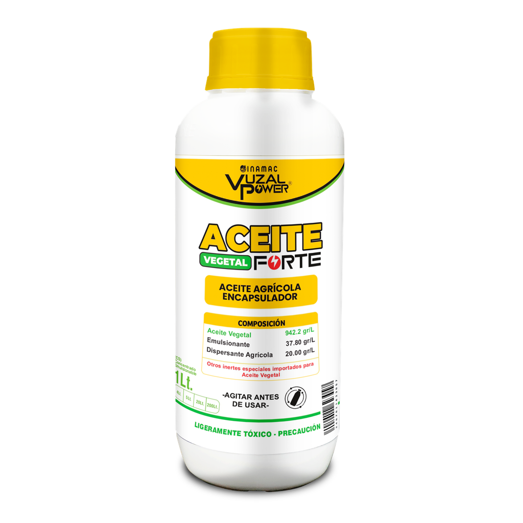 VUZAL POWER - ACEITE VEGETAL FORTE - 1LT
