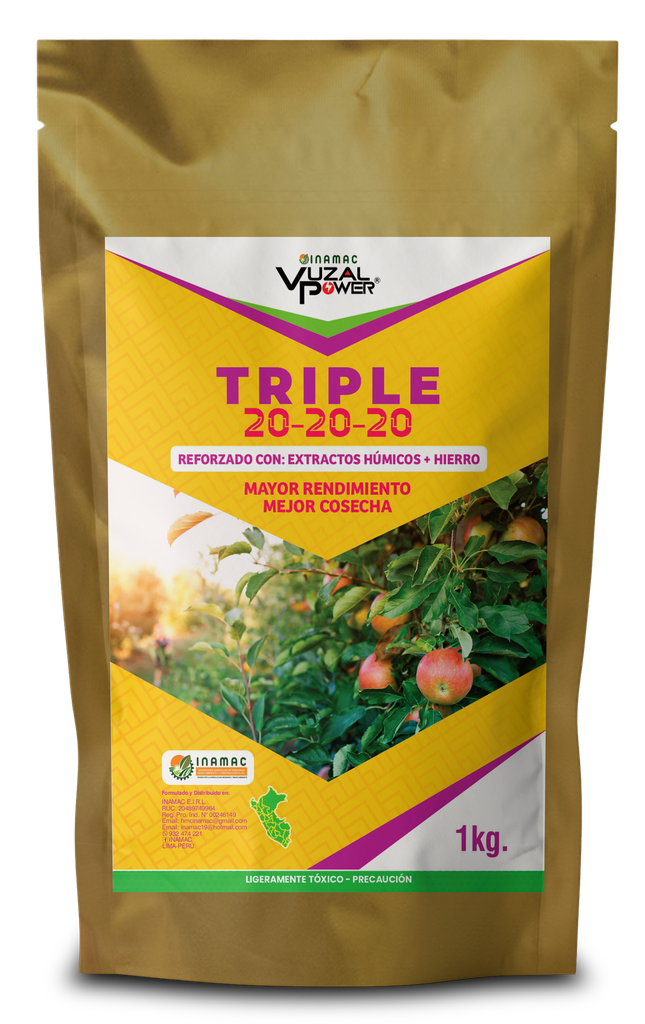 VUZAL POWER - TRIPLE 20-20-20 - 1KG